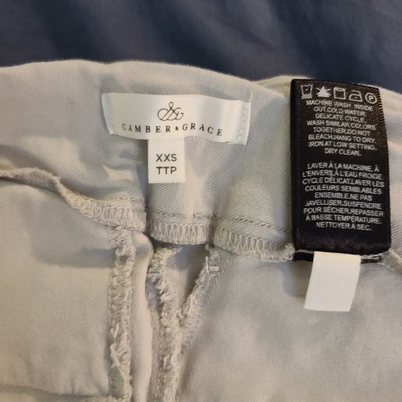 Capris Tan and Grey-Blue colors, XXS size - Picture 4 of 9